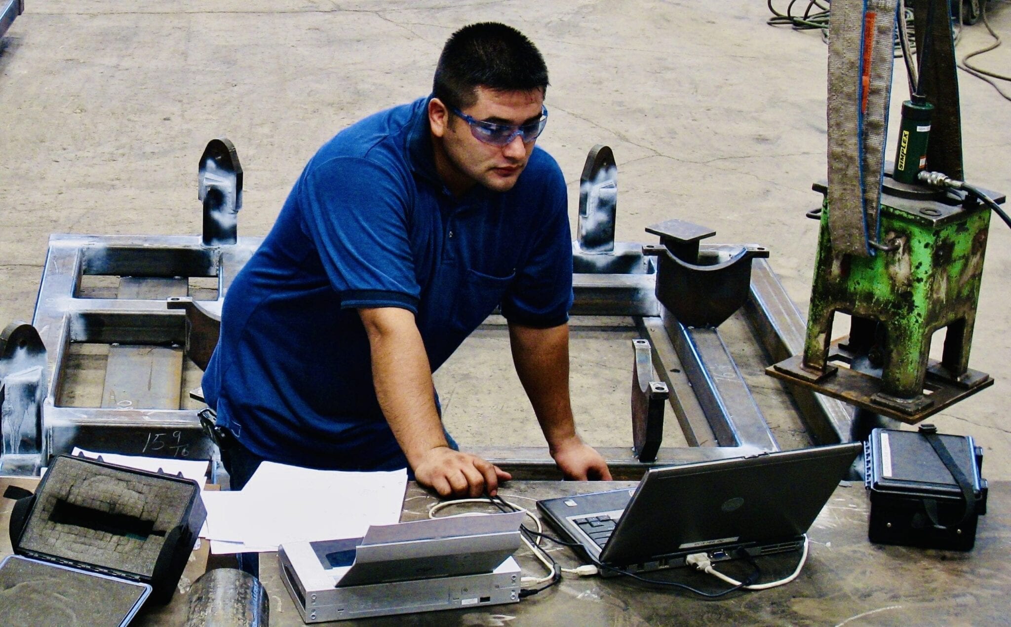 35 DNV Witnessed Pad Eye Load Test Spooltech Engineering